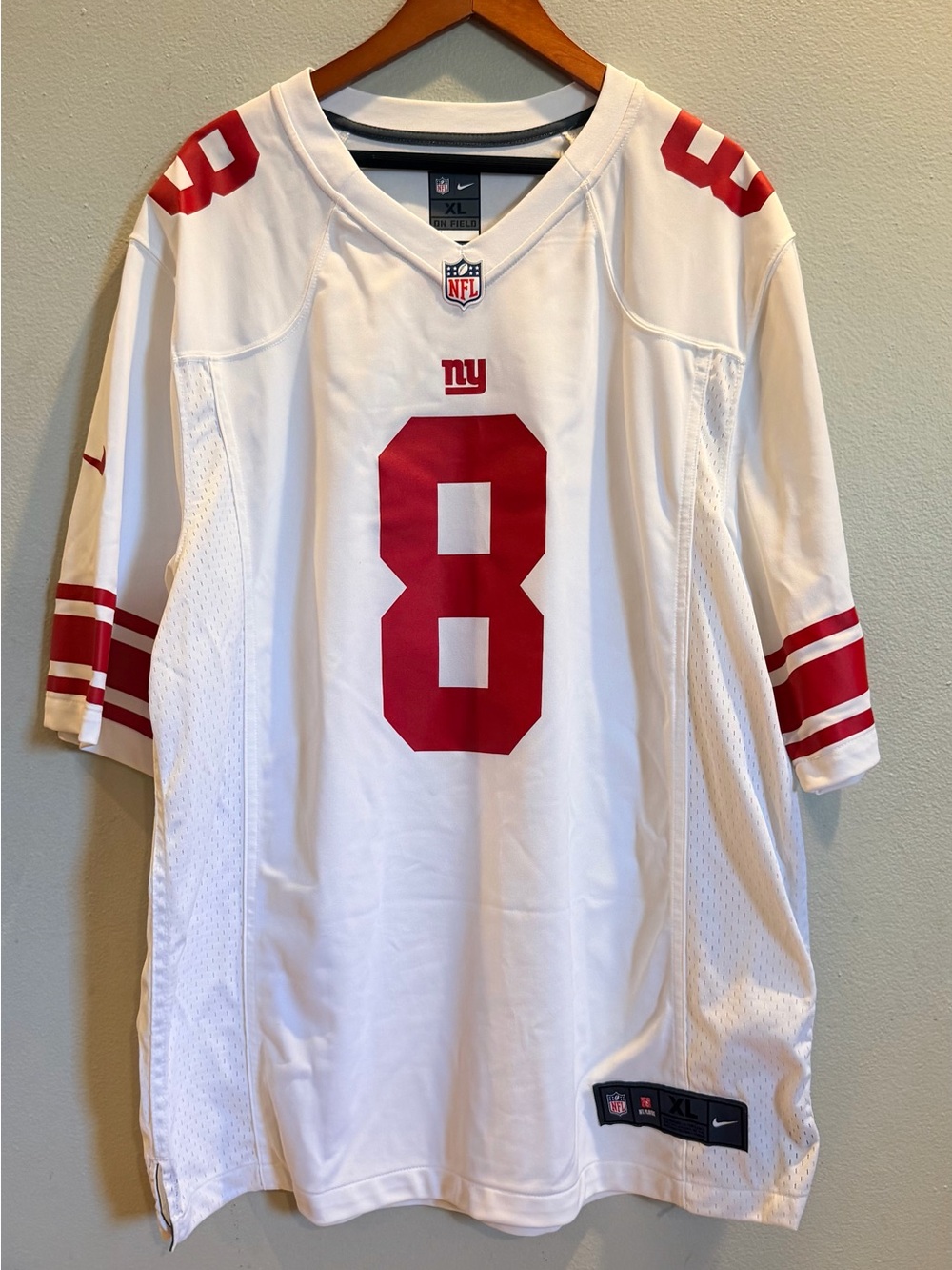 NFL Nike New York Giants “Daniel Jones” On Field Jersey (Kobe Bryant #8 Tribute